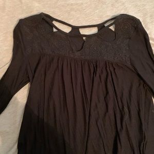 Black long sleeved shirt